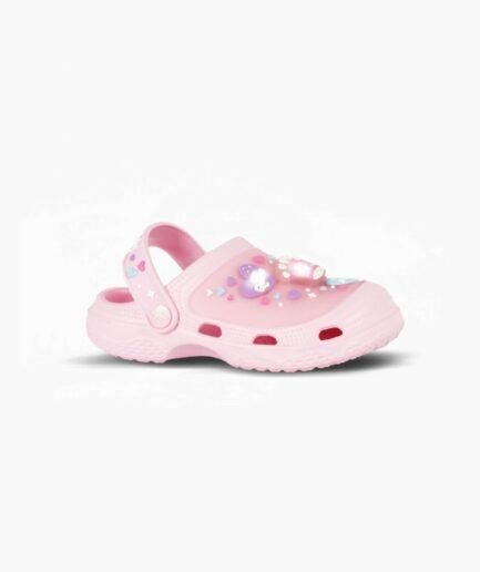 Clogs Queen rosa con Luz Footy